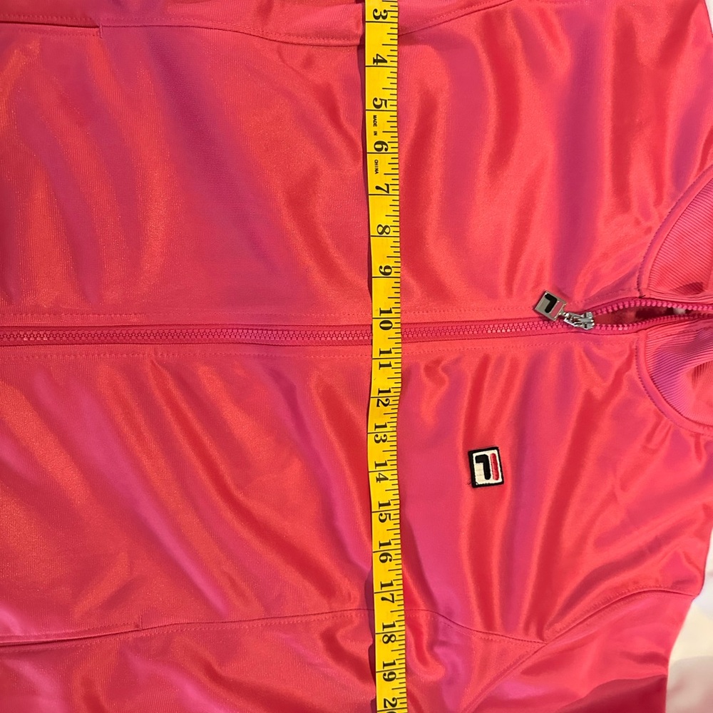 Fila Women’s Used Us 2xl Pink Zip-Up Jacket
